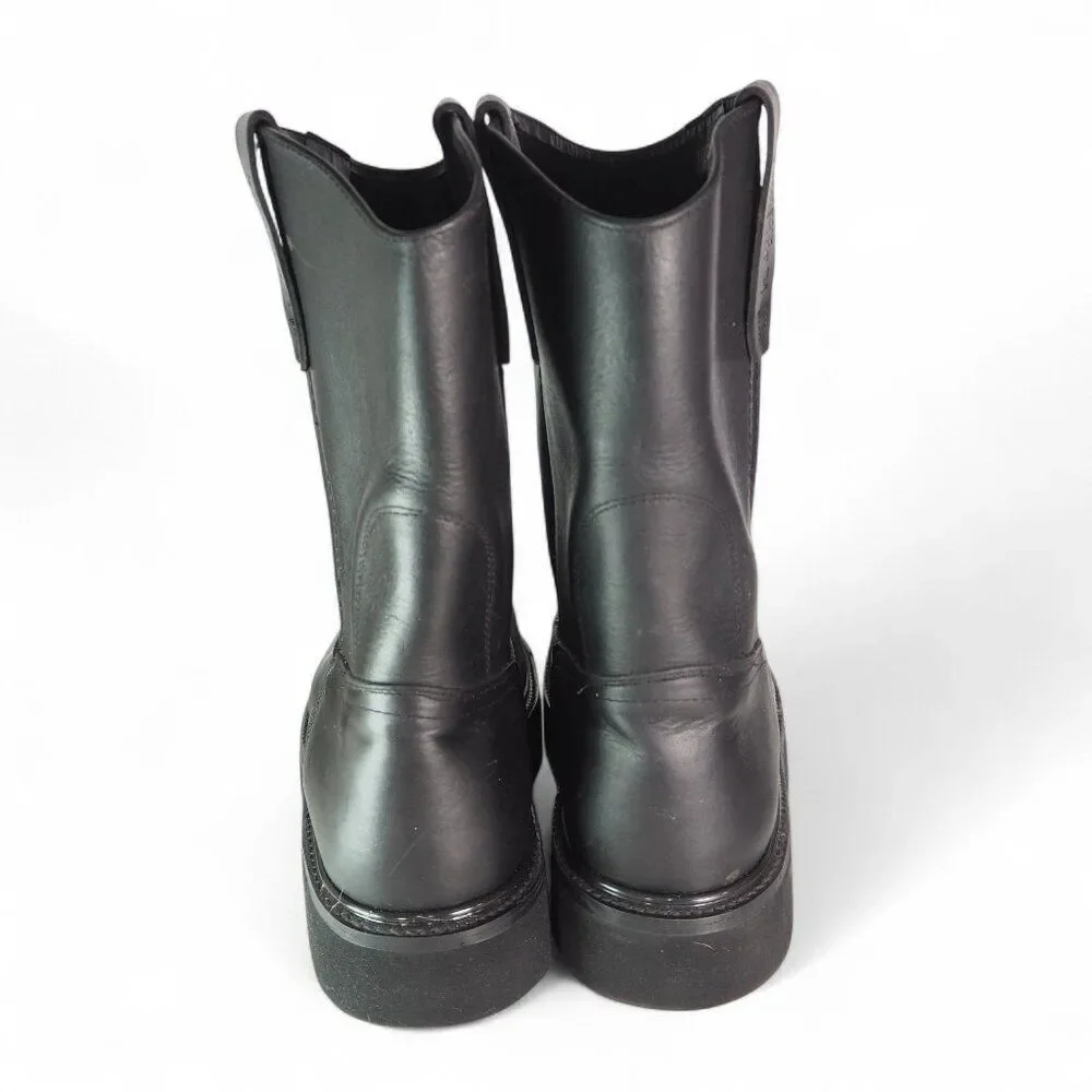 Original Michel Grasso Mil Rayas Work Boots with Steel Helmet Black‎ Men's 9